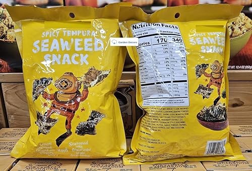 Miniatura 5 de Trader Joe's - Bocadillo picante de algas marinas tempura (algas crujientes cubiertas con masa de tempura y sazonado con condimento estilo