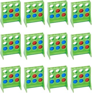 Amscan Mini Three-In-A-Row Game Set - 1.75" x 2" (1 Set) - Multicolor Pocket-Size Fun Game, Perfect Travel-Sized Tic Tac Toe Entertainment for All Ages