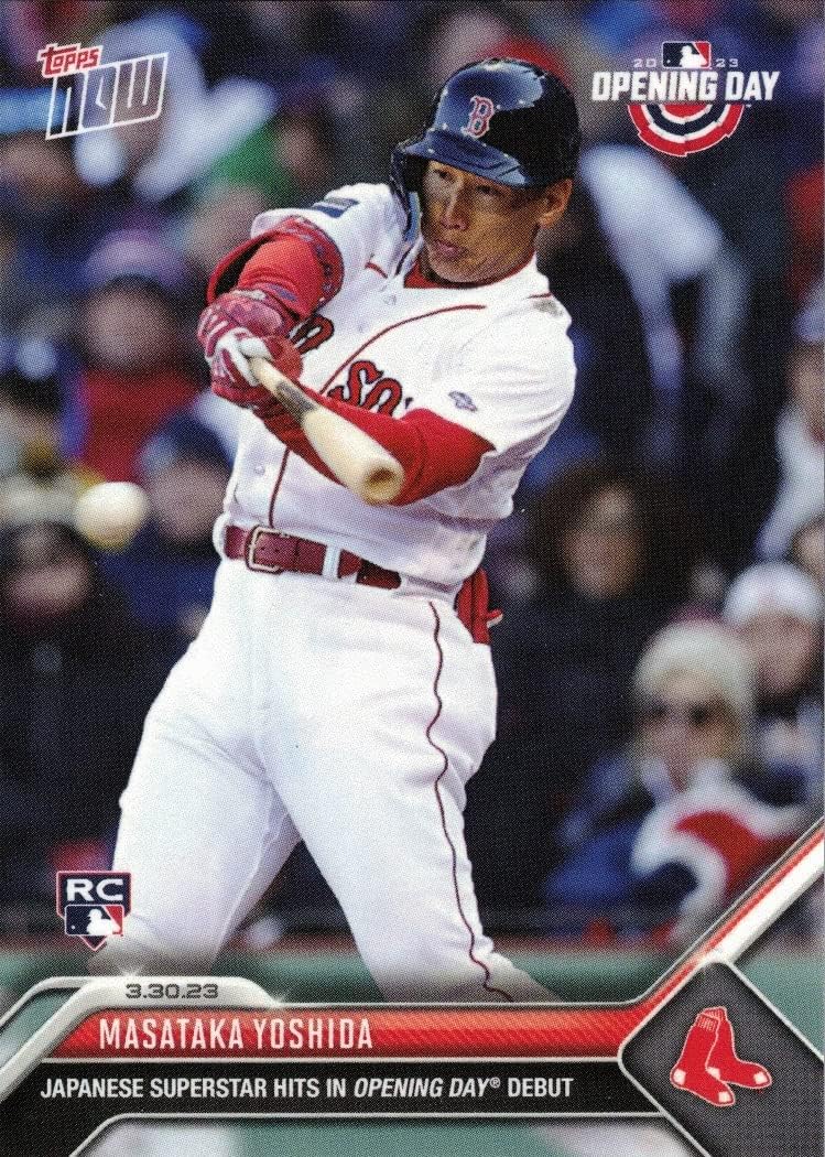 2023 Topps Now Baseball 5 Masataka Yoshida Rookie Card Red