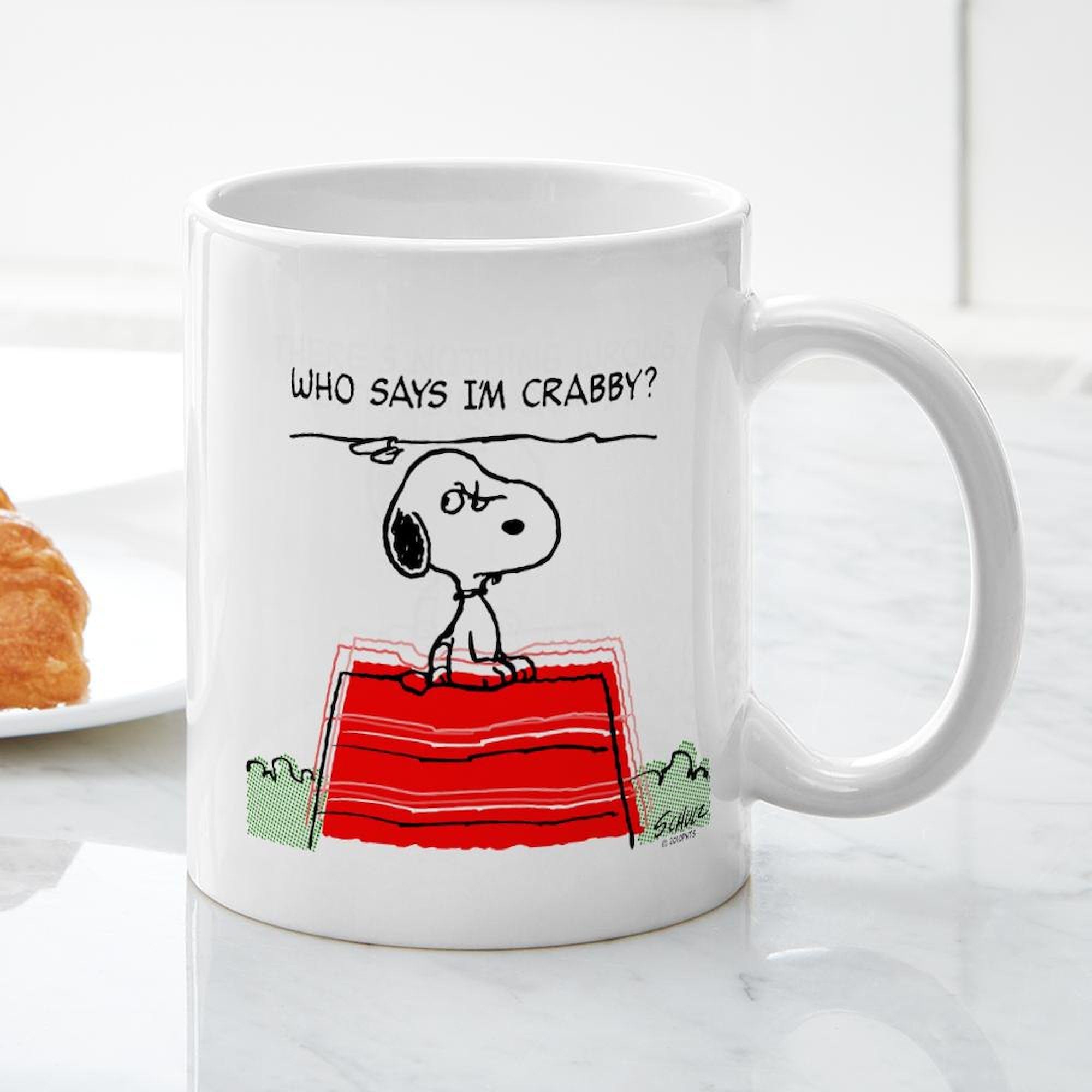 Amazon.com | CafePress Crabby Snoopy Mug 11 oz (325 ml