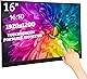 ポータブルモニター、16インチタッチスクリーンモニター、1920x1200 60HzアイケアスクリーンタイプCゲーミングモニター、デュアルスピーカーコンピュータディスプレイHDMIタイプC、ラップトップPC MAC電話PS5用