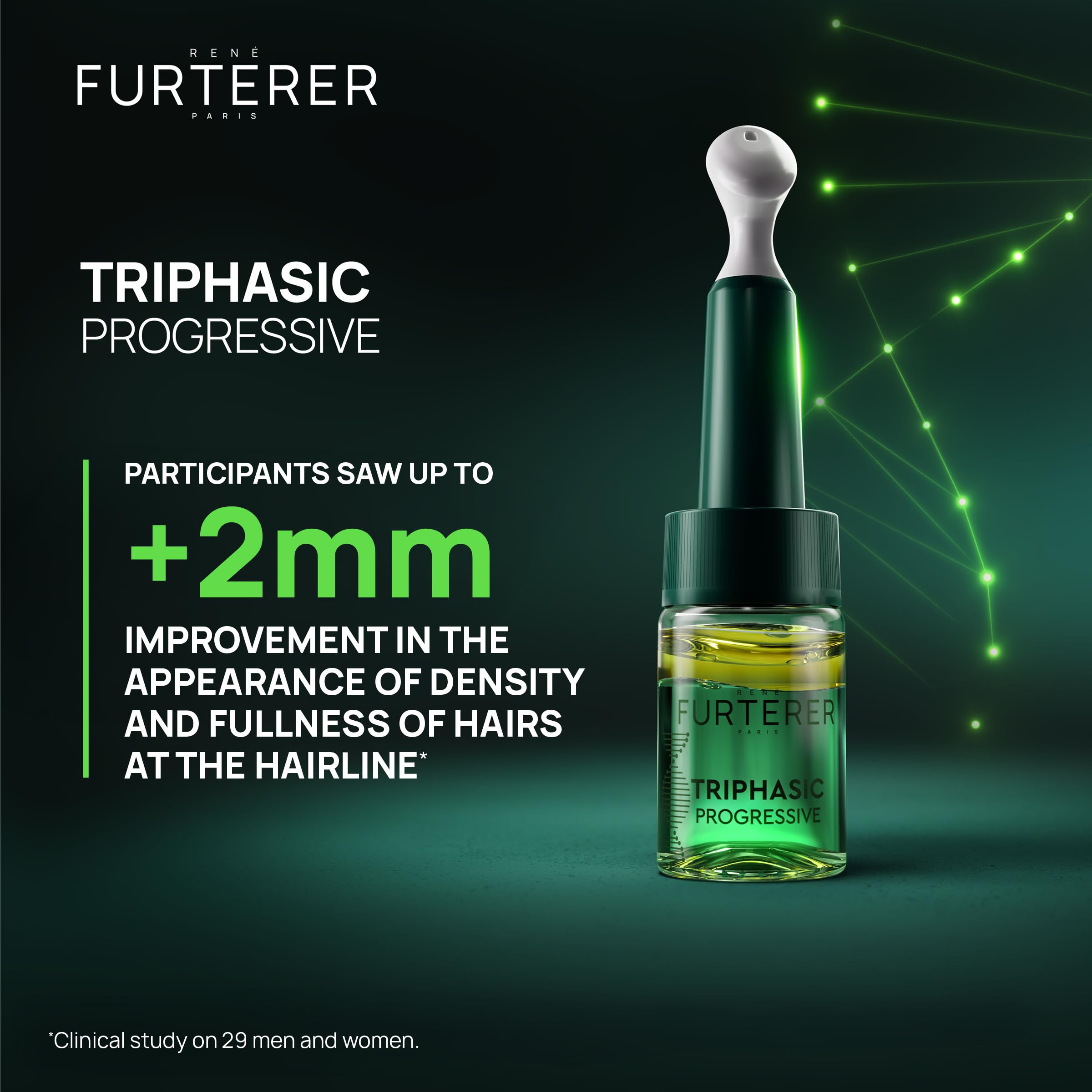RENE FURTERER Triphasic Progressive - Leczenie przeciw wypadaniu - 8 ampułek