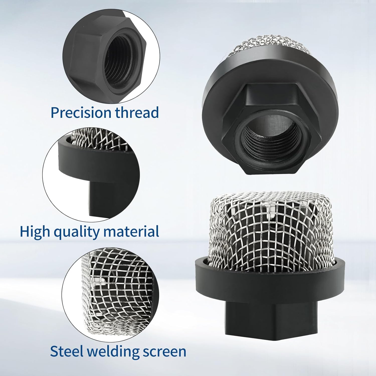 Airless Paint Sprayer Filter Screen Set Spray Gun Filter Pump Manifold Strainer Suction Pipe Filter 3 Kinds Replacement Filters Airless Sprayer Accessories thumbnail