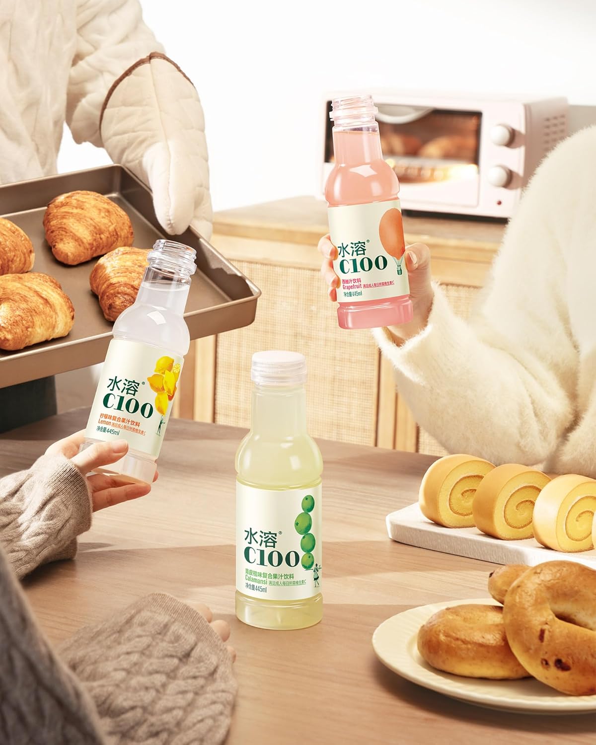 C100 Grapefruit Flavored Composite Juice Drink,100mg Vitamin C Per Bottle, 12% Real Fruit Juice, -15 fl oz, 445mL, 15 Pack - Image 8