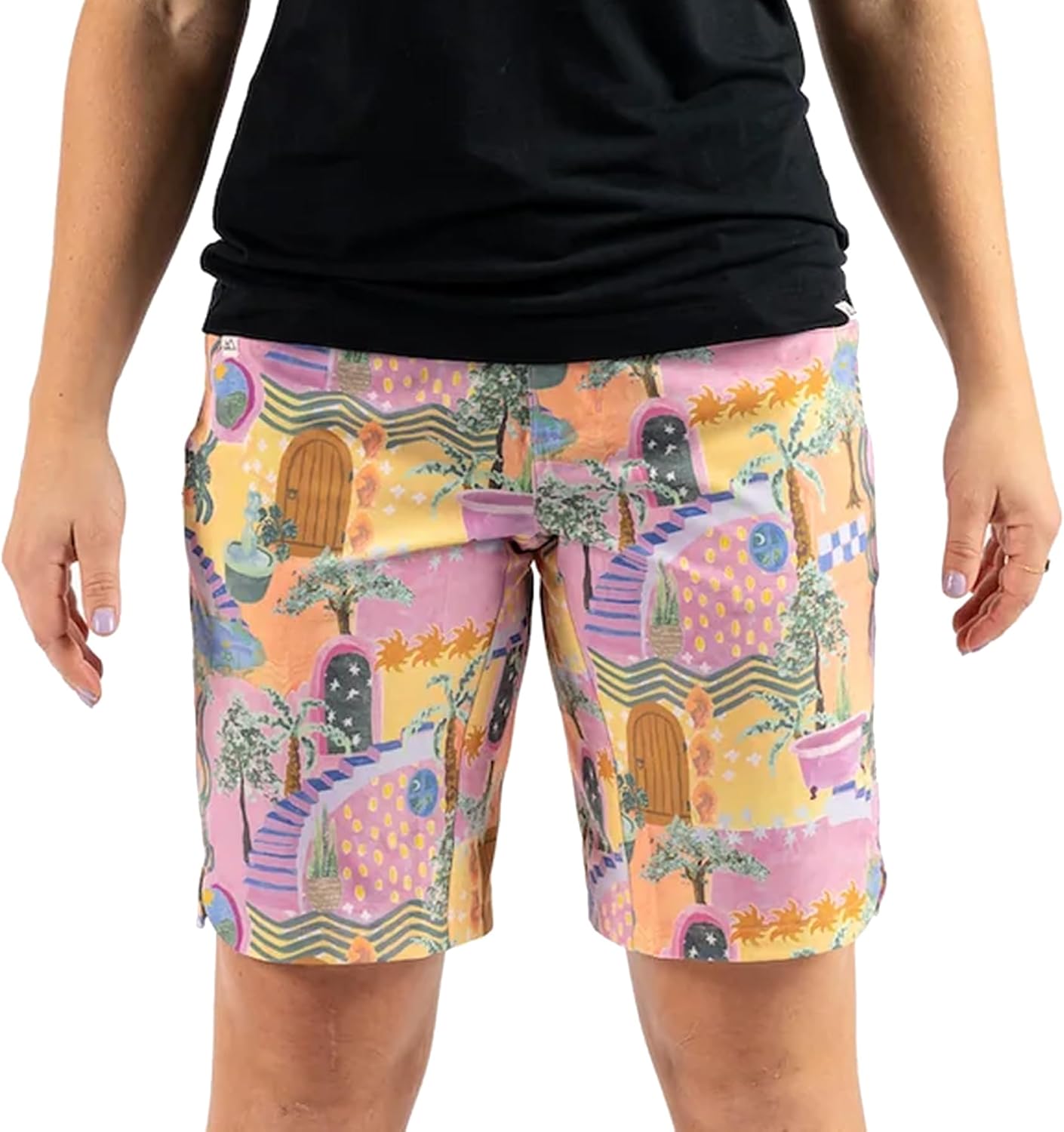 Wild Rye Women’s Riley Short, MTB Lightweight Bike Shorts, UPF 50, 10” Inseam & Pockets for Gravel & Mountain Biking
