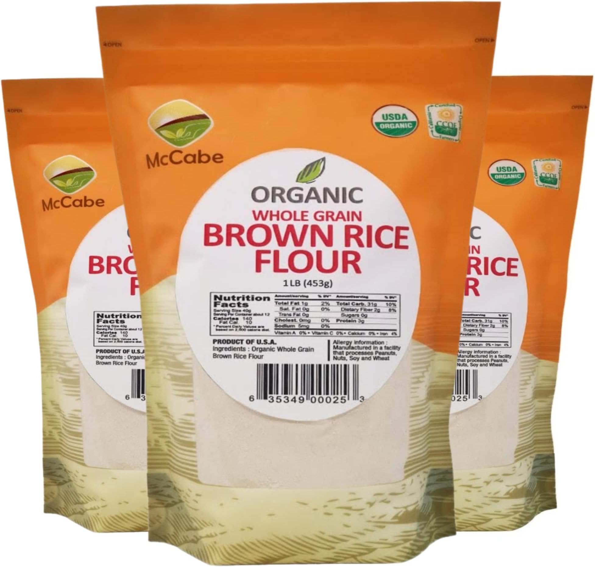 Bob's Red Mill Organic Whole Grain Brown Rice Flour 24