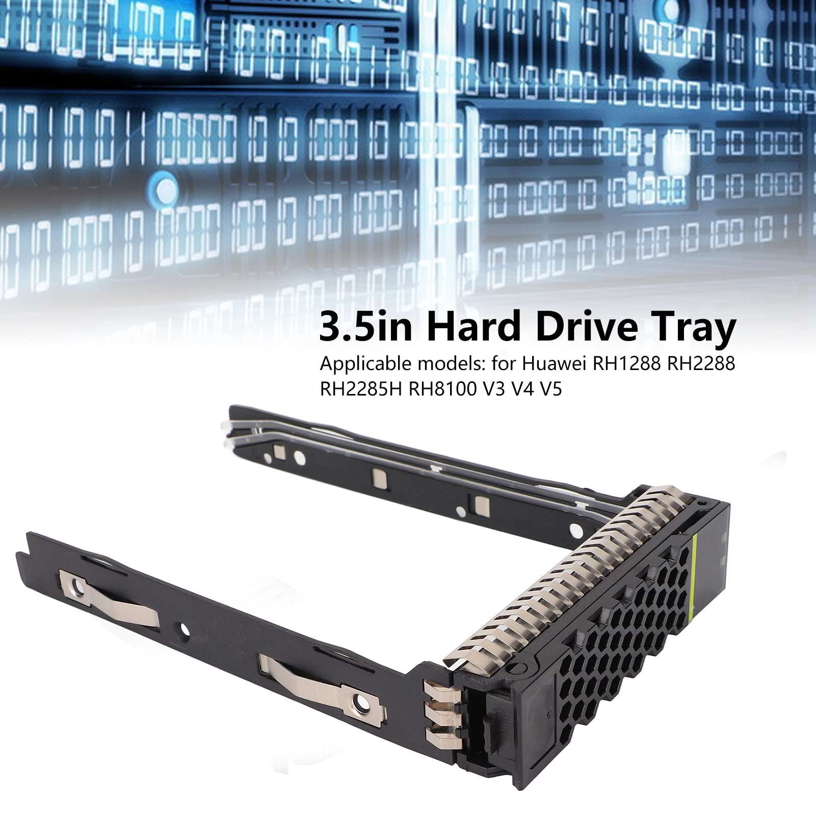 Wakects Portador de Disco Duro HDD de 3,5 Pulgadas, Caja de Marco de Disco Duro de Servidor Universal SAS/SATA para RH1288 RH2288 RH2285H RH8100 V3 V4 V