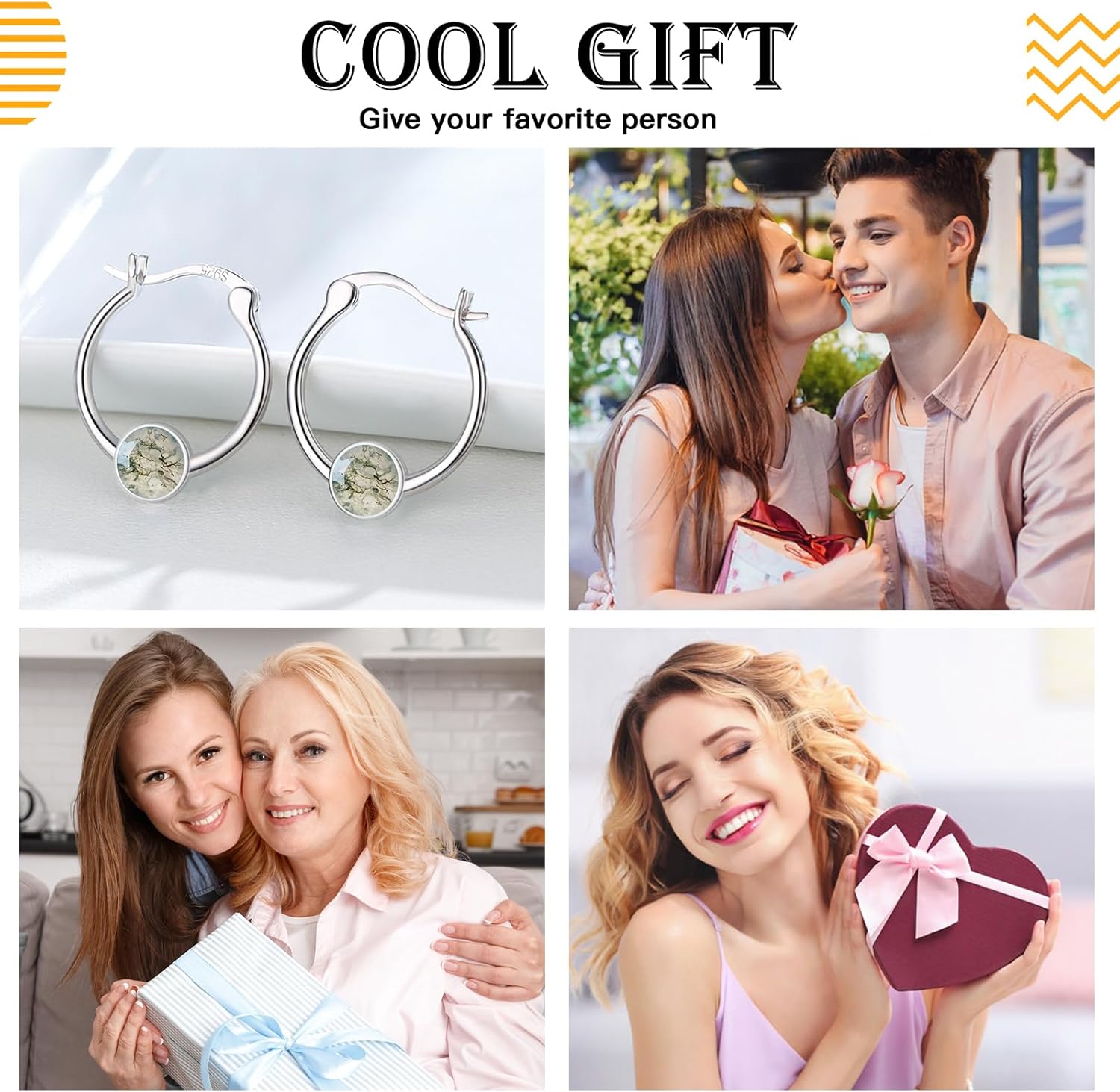 Sterling Silver Small Hoop Earrings Hypoallergenic Lightweight Women's Hoop Earrings Mothers Day Gifts Jewelry for Women - Image 7