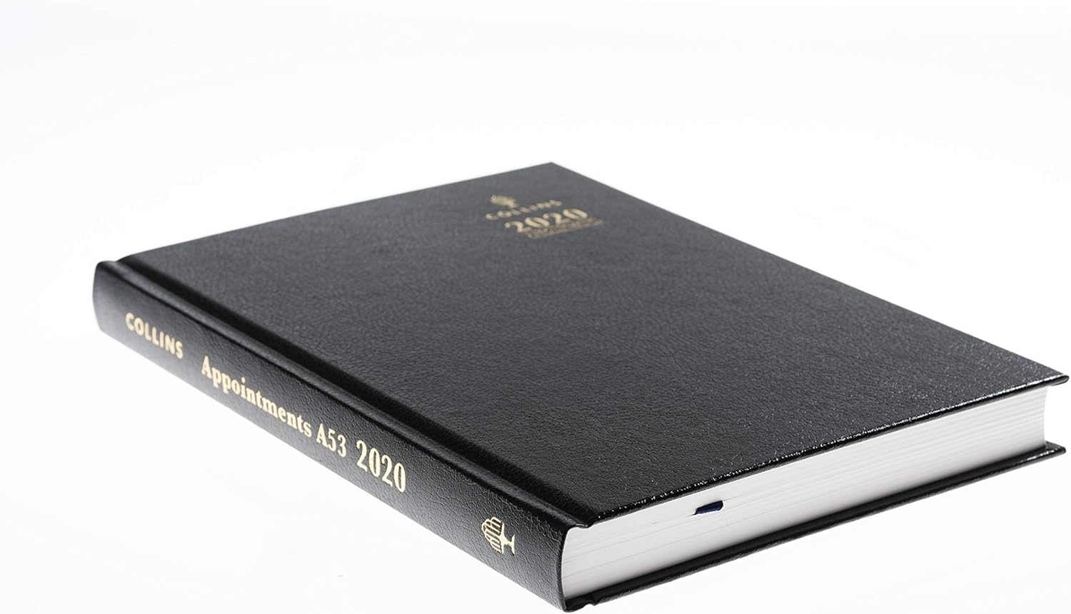 Collins Desk A5 Day to a Page with Appointments 2022 Diary - Black