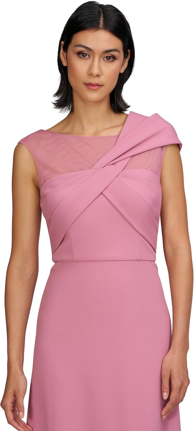 JS Collections Women's Jordyn Asymmetric A-line Gown - Image 5