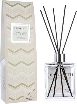 WAX LYRICAL Wax Lyrcal Fired Earth Darjeeling & Damask Rose, 180ml, Large Reed Diffuser