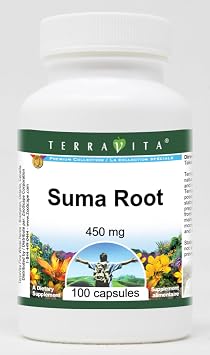Suma Root - 450 mg (100 Capsules, ZIN: 511517) - 3 Pack
