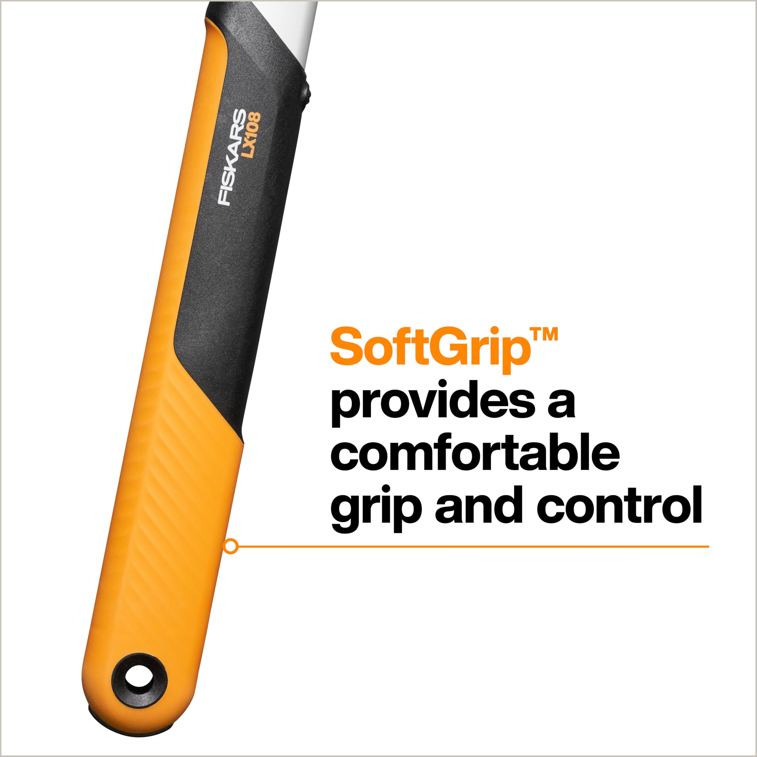 Fiskars DualAction Astschere, 2-in-1-Astschere mit Dual-Schneidmodi, S-Modus für präzise Scheren für Stiele, L-Modus für Kraft durch Äste, reibungsarme Stahlklinge, 5,1 cm Schnittkapazität