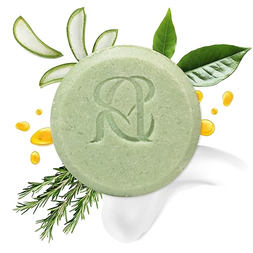 Barra de champú Smooth & Hydrate, pH equilibrado, vegano, sin sulfato, sin parabenos, extracto de té verde, aloe vera y aceite de jojoba, barra de