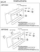 Vista 5 de Marco de matrícula brillante para mujeres, marcos de matrícula de acero inoxidable brillante Más de 1000 piezas de cristales de diamantes