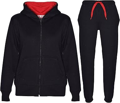 Boys black jogging suit Clearance