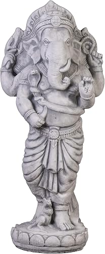 gartendekoparadies.de Statue des göttlichen Ganesha, Steinfigur, H. 99 cm, 74 kg