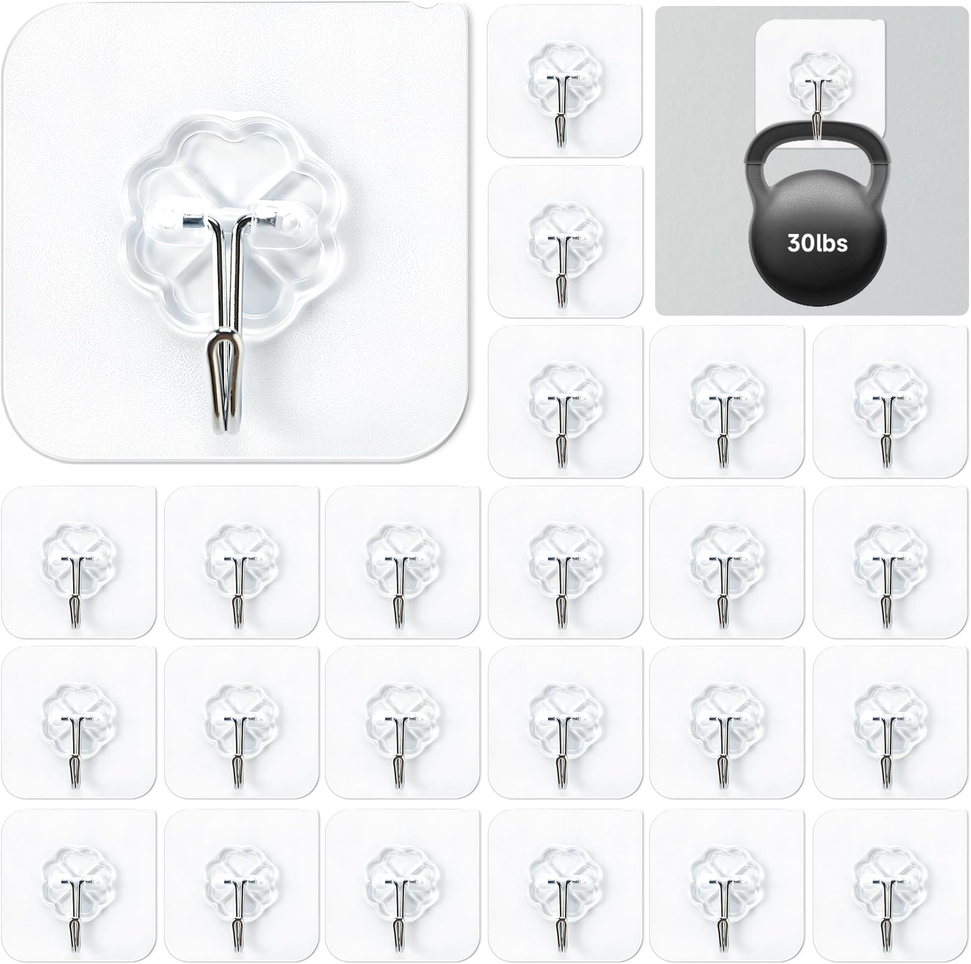 Clear Wall Hooks