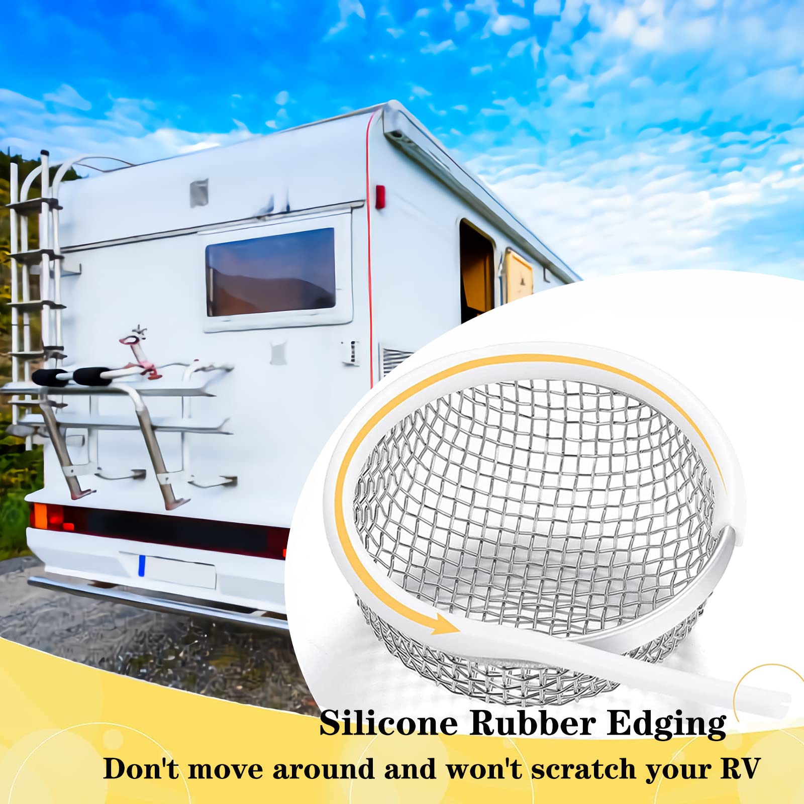 Snapklik.com : Eazy2hD 3 Pack RV Furnace Vent Cover Screens For RV ...