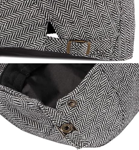 Miniatura 7 de paquete de 2Algodón para hombre gorra plana Ivy Gatsby gorra sombrero