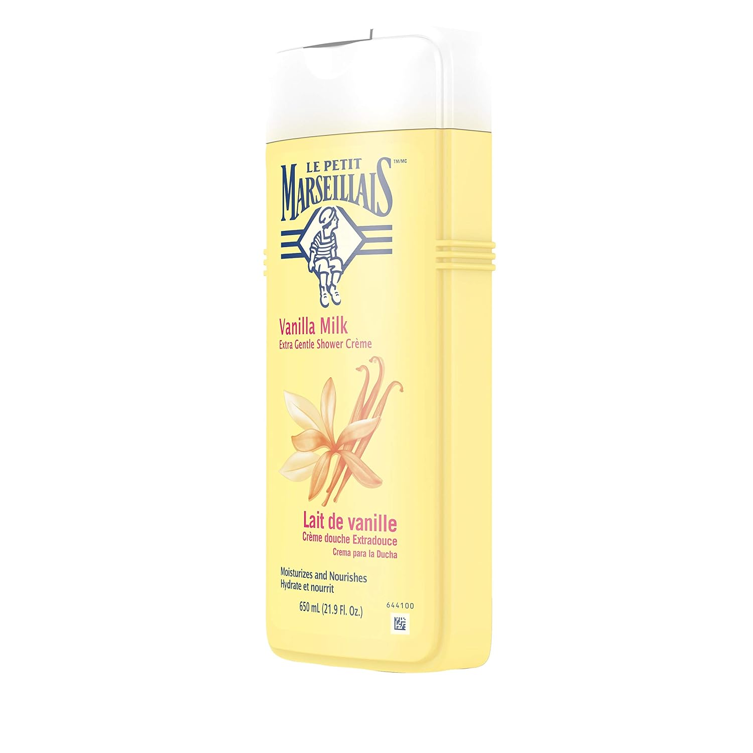 Le Petit Marseillais Extra Gentle Shower Cream, Vanilla Milk, 22 Fluid Ounce - Image 2
