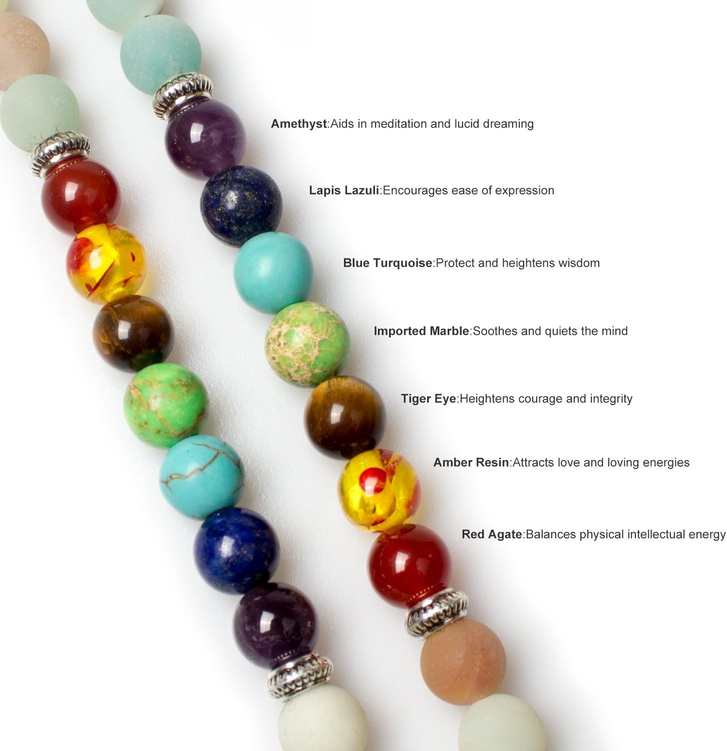 Necklace 108 Mala Beads Bracelet Buddhist Prayer Pendant Necklace image 4