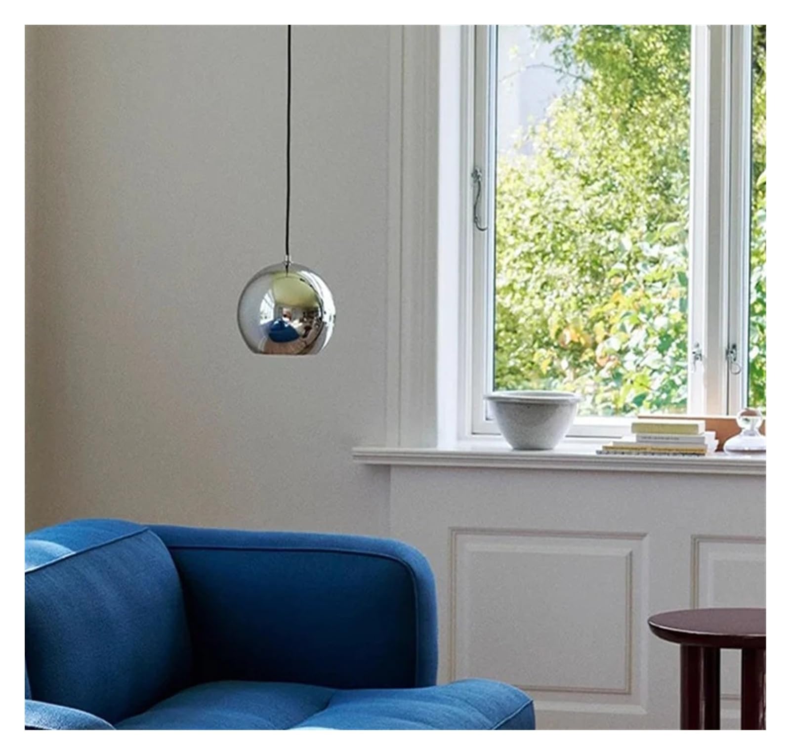 Suspension ronde style nordique moderne pour bar et chambre