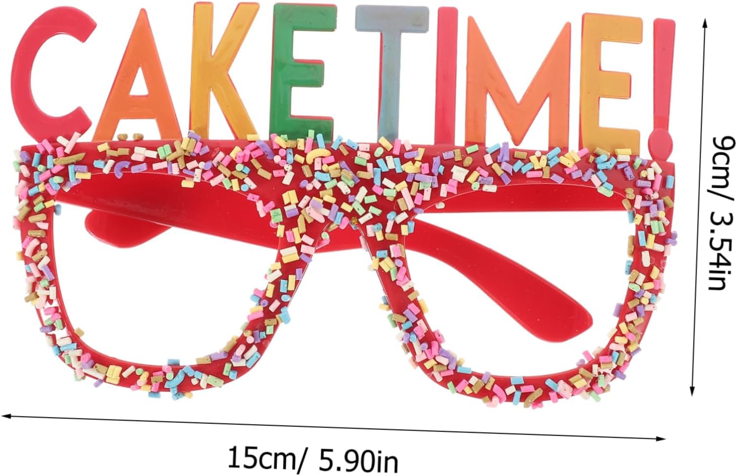 SHOWERORO Birthday Glasses Birthday Eyewear s Party Sunglasses Party Eyeglasses Props Frame