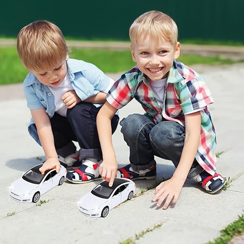 Miniatura 7 de Modelo S de aleación de coche de juguete para más de 4 años blanco Negro, Azul, Rojo, Blanco