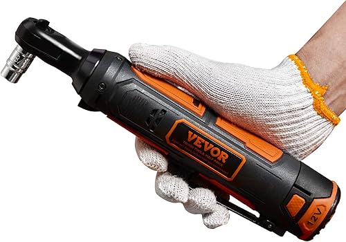 Miniatura 12 de VEVOR Juego de llaves de trinquete eléctricas inalámbricas de 38 pulgadas, kit de herramientas de trinquete eléctrico de 12 V, 33 pies-libras, carga