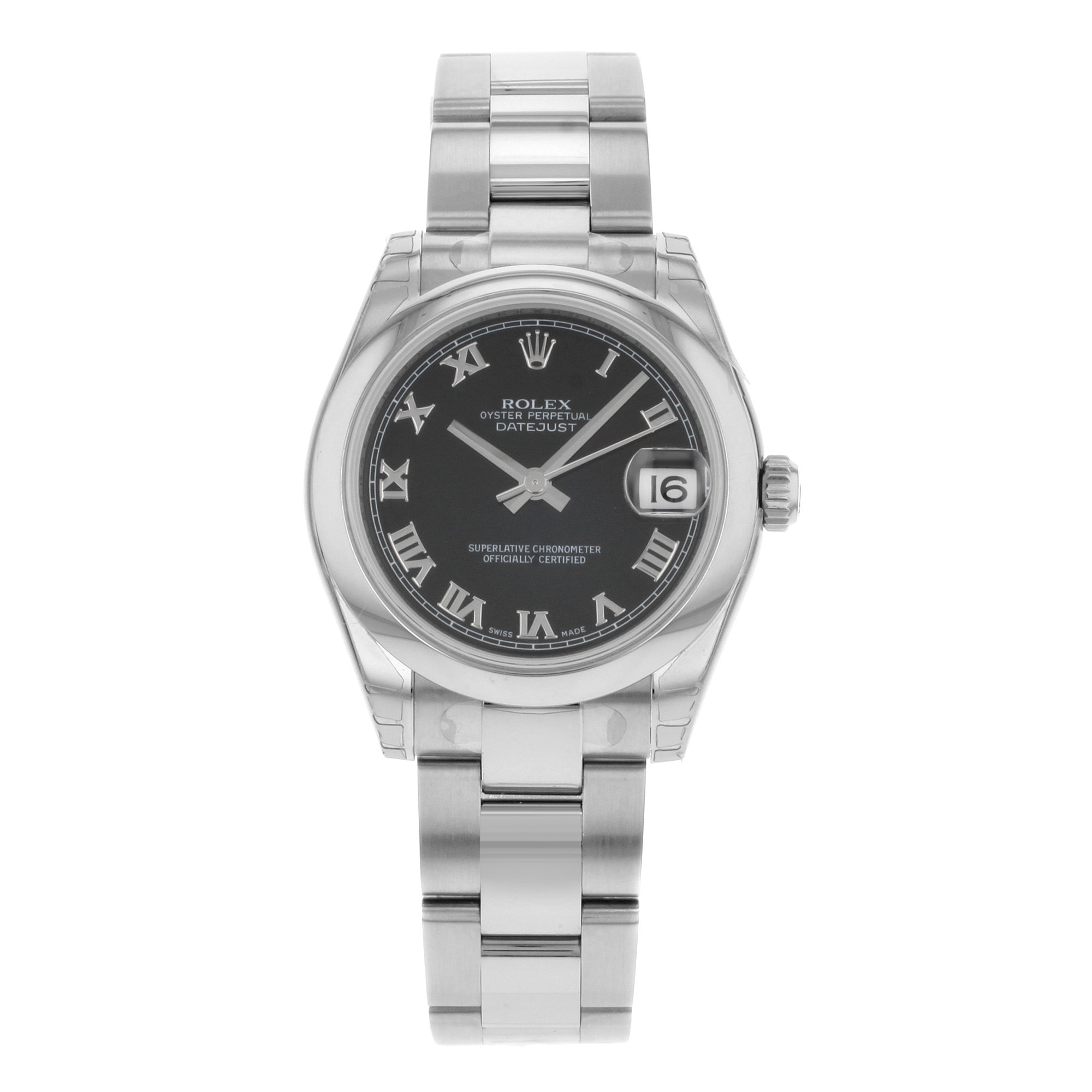 Rolex Datejust 178240 BKRJ Stainless Steel Automatic Ladies Watch