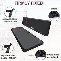 Vista 3 de StarknightMT UTV Mule Pro - Fundas de asiento 1680D compatibles con Kawasaki Mule PRO-FXT FX DXT DX 2015-2023, fundas de asiento impermeables