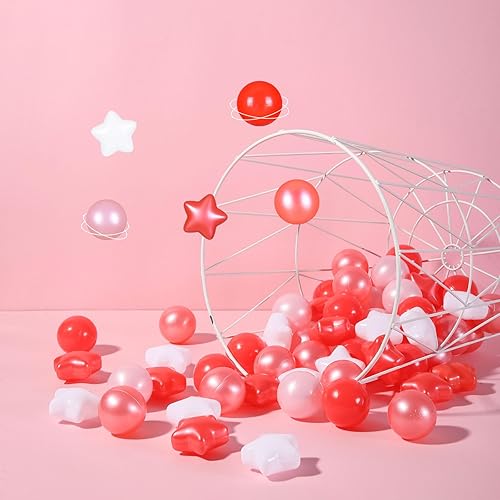 Miniatura 114 de STARBOLO Pelotas de estrella para niños pequeños, 100 unidades, estrellas de 2.55 pulgadas, sin ftalatos, sin BPA, no tóxicas, a prueba