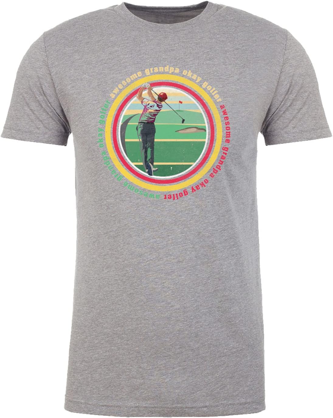 Mato & Hash Soft Premium Golf Themed T Shirt for Grandpa Awesome Grandpa Okay Golfer