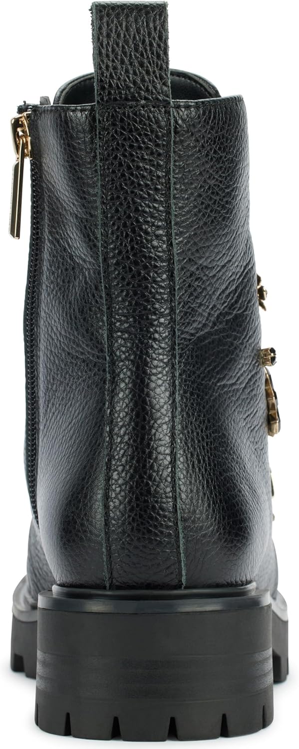 KARL LAGERFELD Women's Makenzie Lace Up Combat Boots - Image 2