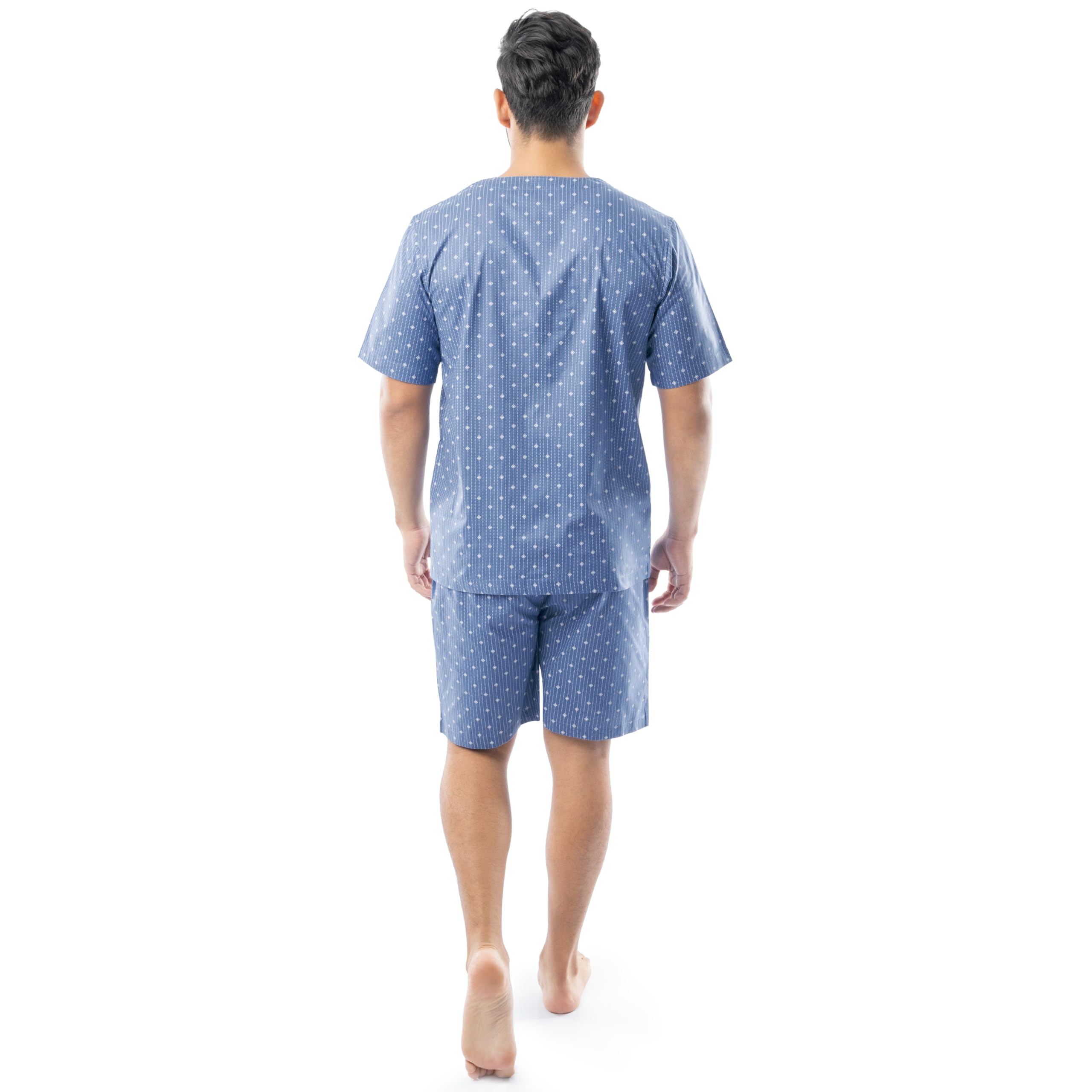 Fruit of the Loom Herren Kurzärmeliges Pyjama-Set aus Breitem Stoff Pyjamaset