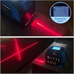 4 in 1 Laser Tape Measure,Laser Crosshairs | 130ft/40m Laser Distance Meter Display On Backlit LCD Screen with 16ft/5m AutoLock Measuring Tape | Ft/Inch/Fractions/M/mm