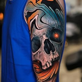 Intenze Soft Orange Tattoo Ink 1/2 oz with Excellent Long-Lasting Opacity, Made in USA, Exceptional Skin Coverage, Sterilized and Direct from The Manufacturer