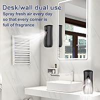 Vista 4 de Dispensador de ambientador automático en aerosol (paquete de 2), máquinas ajustables de aromaterapia independientes o montadas en la pared