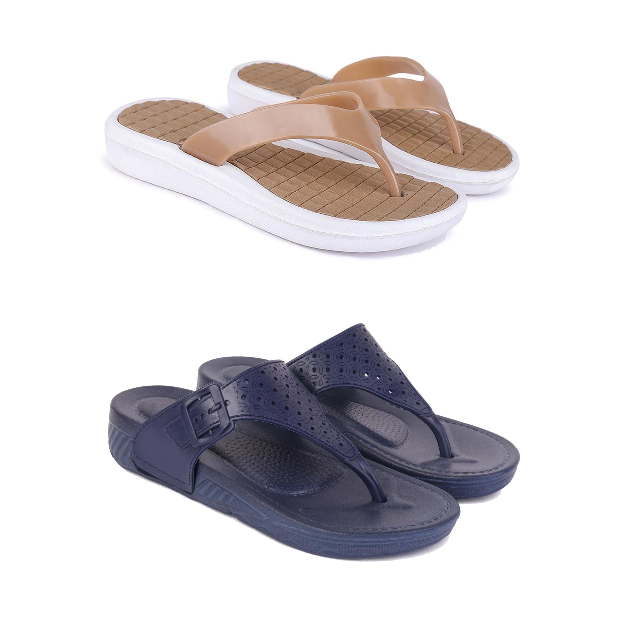 Women's Sandals | Lightweight Wear| Stylish & Easy to Wear For Women'S GRP-SAN-(2-COMBO)-1860-1985