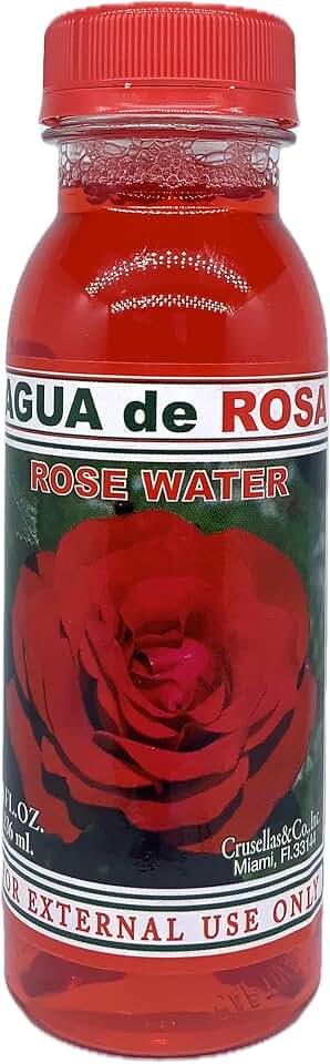 Agua de Rosa (Rose Water) 8 Fl. Oz.