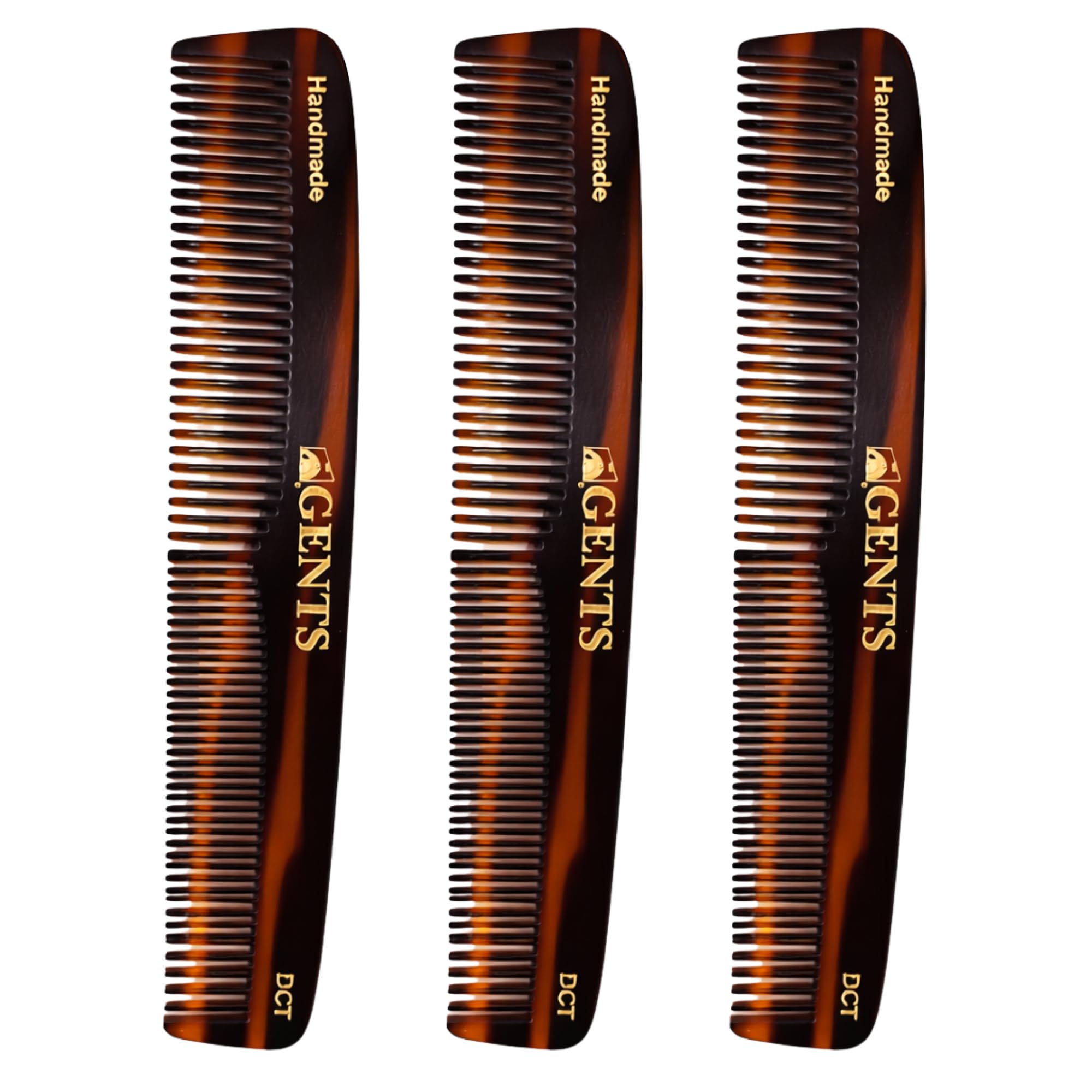 GENTS 7 Inch Tortoise Hair Comb