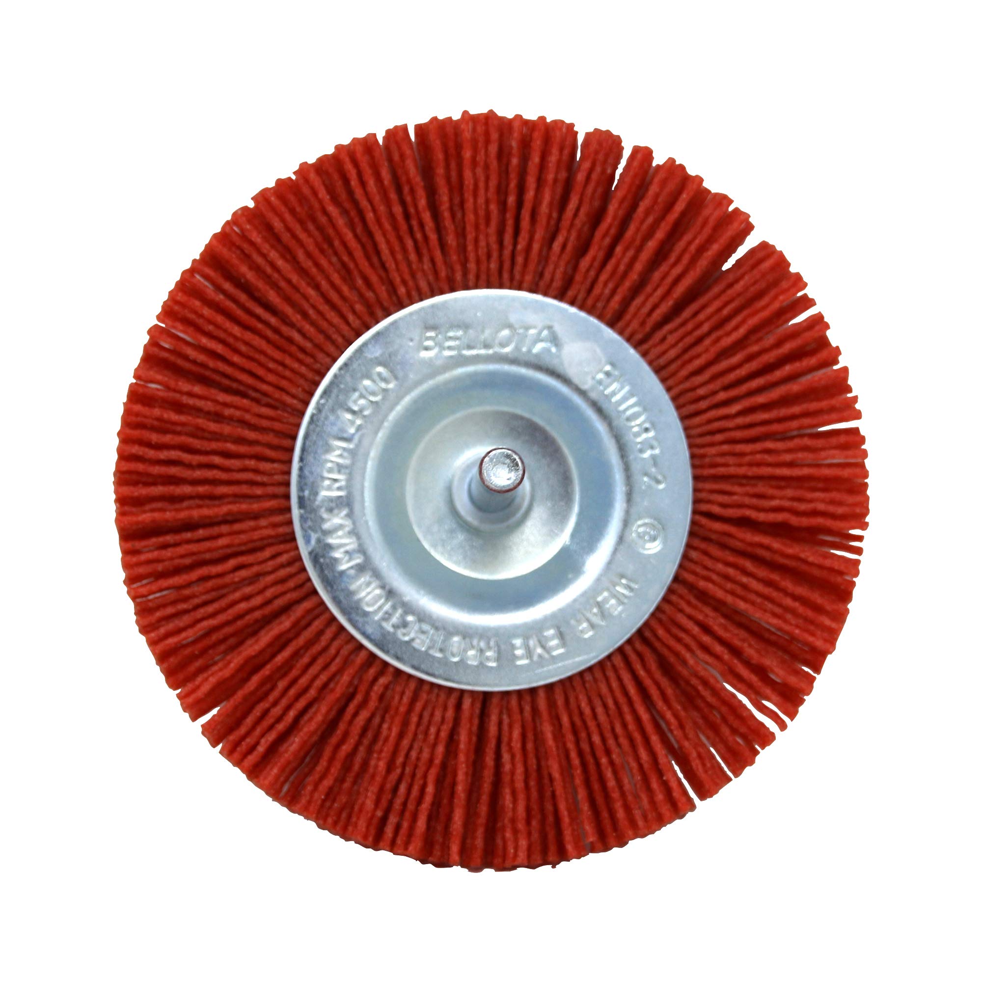 Bellota Standard Nylon Brush Circular Industrial, Flexible Nylon Filament, Silicon Carbide, 75 Pieces