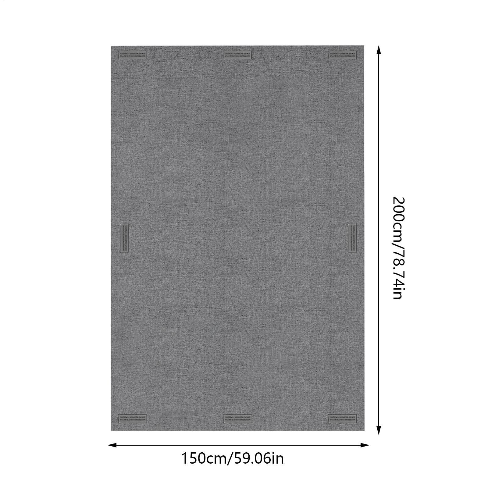 Store occultant magnétique en tissu avec protection UV et lavable en