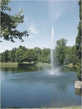 Scott Aerator Skyward Fountain - 1/2 HP 115V Pond Aerator with 70 ft. Electric Cord | Aerating Fountain for Lakes & Ponds | Maintenance Free Stainless Steel | Made in USA