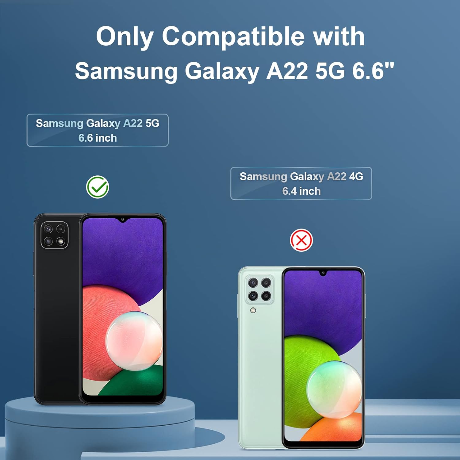 - Screen Protector for Galaxy A22 /A22s Tempered Glass