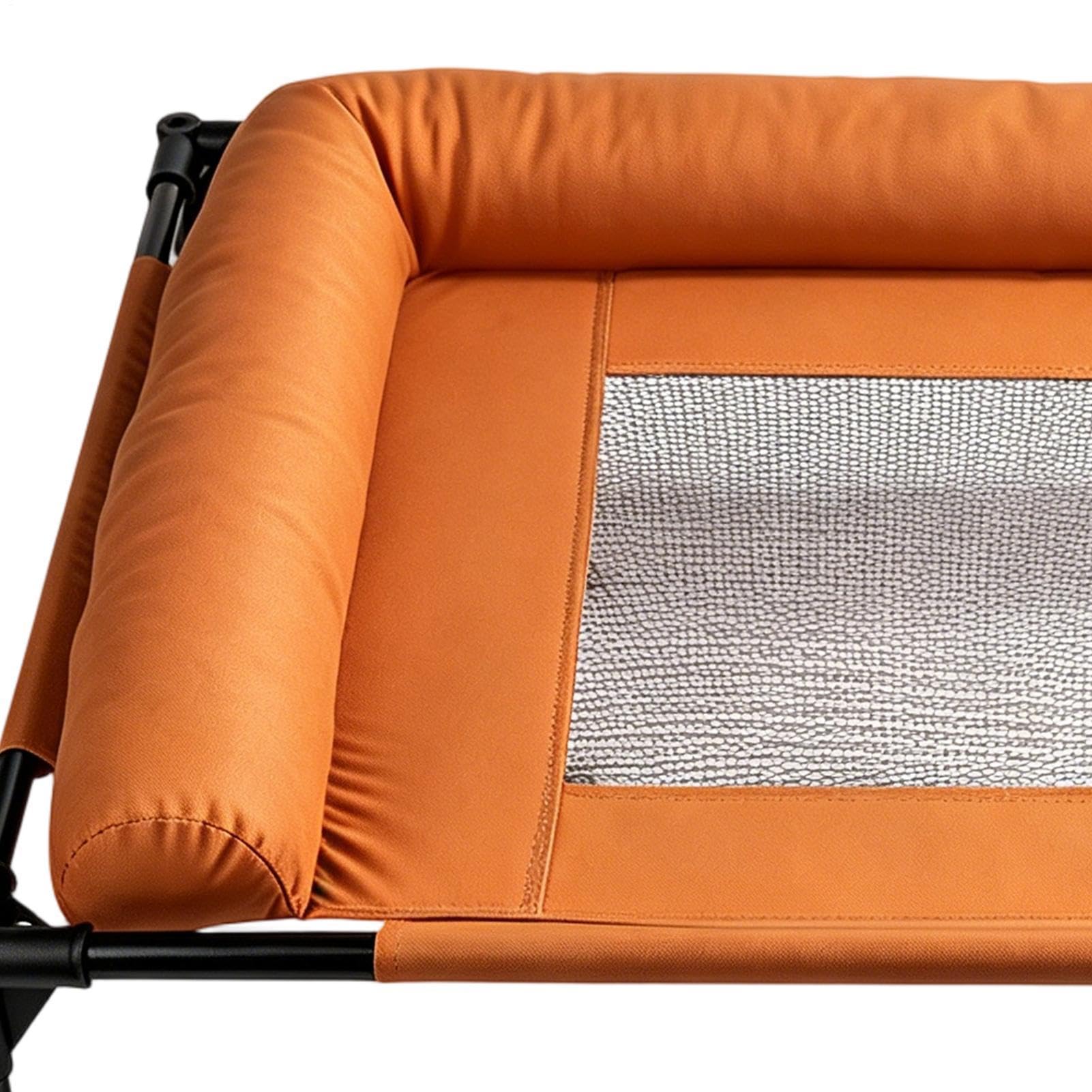 Generico Rialzato per Animali Domestici Divano Lounge Traspirante con Base | Rialzato Traspirante Per Cani Con Cuscini Bolster Adatto A Dormitorio Appartamento Patio Balcone Casa E Soggiorno
