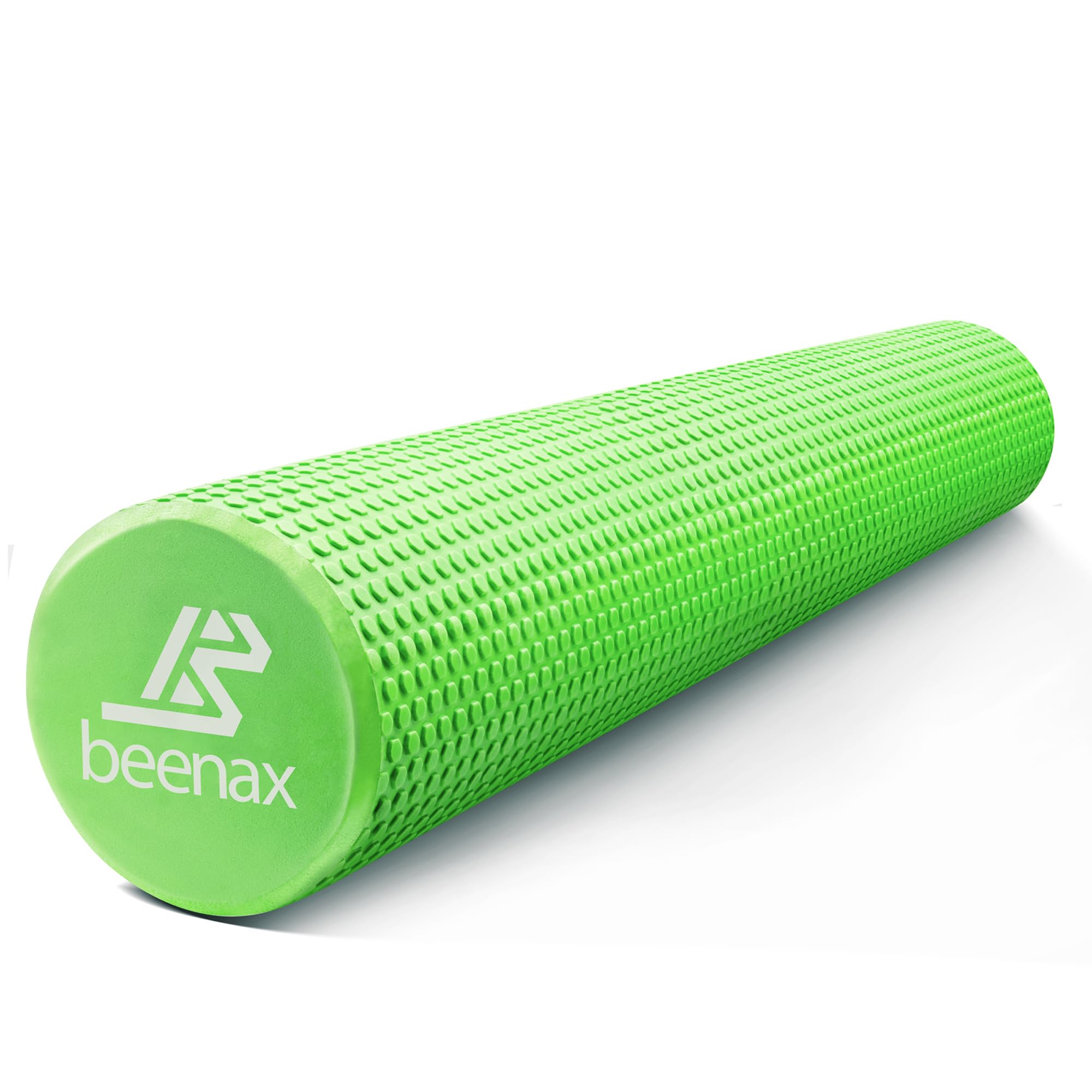 Beenax Foam Roller 90cm - Lightweight Muscle Roller for Fitness, Pilates, Yoga, Physio, Trigger Point, Deep Tissue, Joint Massage, Pain Relief - Designed to Relieve Stress and Relax Tight Muscles