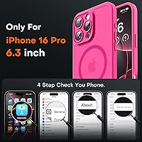 Vista 499 de TOCOL Funda magnética para iPhone 15 Pro Max, protección completa mejorada de la cámara, compatible con Magsafe, protección contra caídas, funda