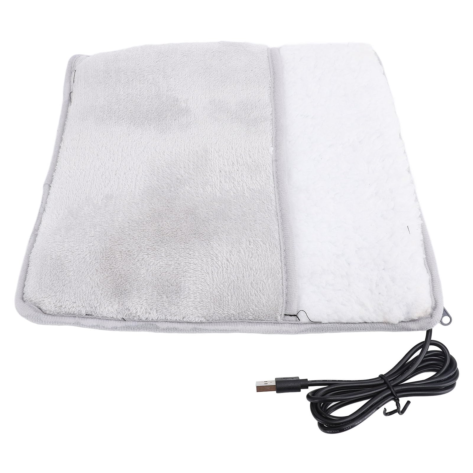 Pieds électriques Chauffage de Chauffage Gris USB Rapide Flannel Flannel Foot Plus pour la Famille Home, Matériau Confortable